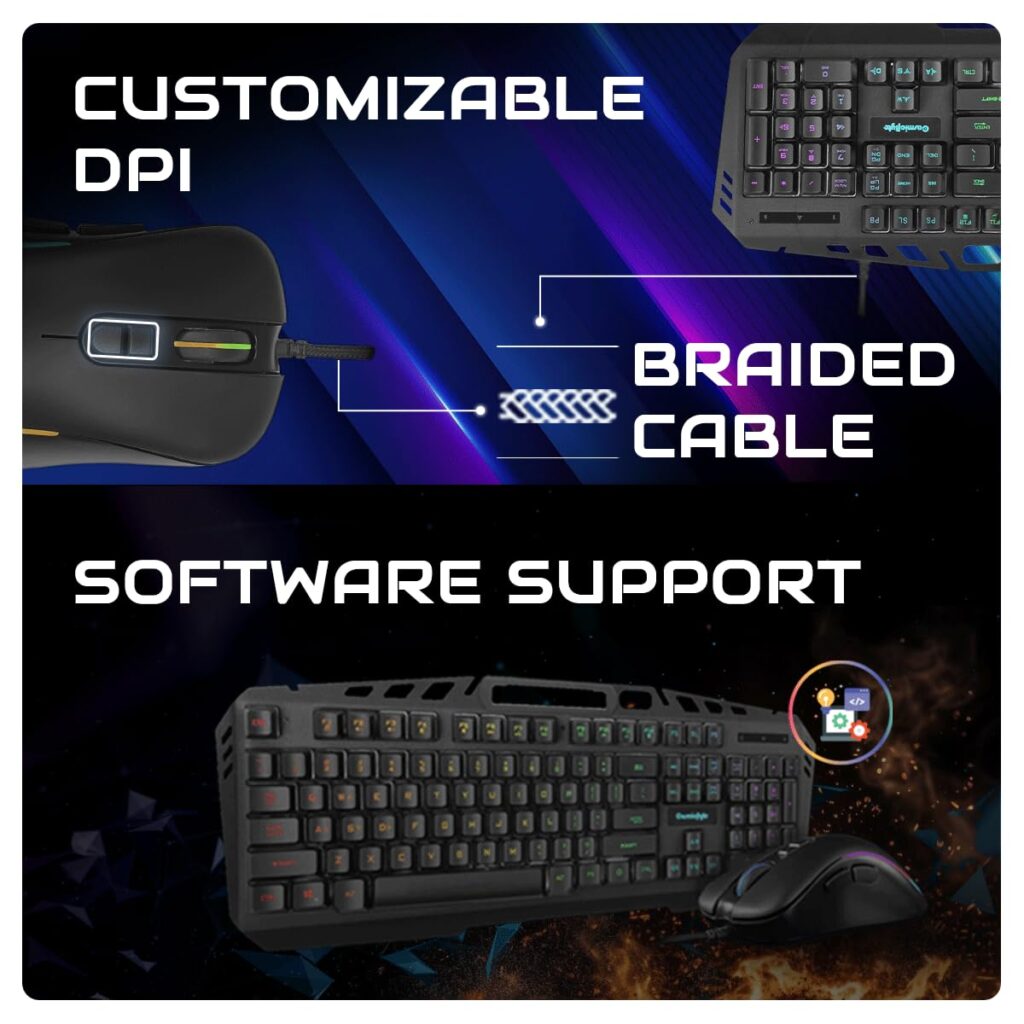 Cosmic Byte DragonFly Gaming Keyboard and Mouse Combo Techpc7