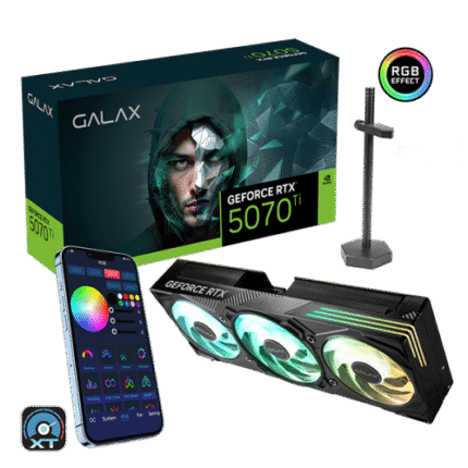 Galax RTX 5070 Ti (1-Click OC) with RGB Lighting 16GB GDDR7